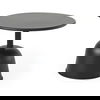 Talulla  Metal Matte Black Accent Table, Side & End Table by Mercana, 19.69" length x 19.69" width x 14.76" height thumbnail 1
