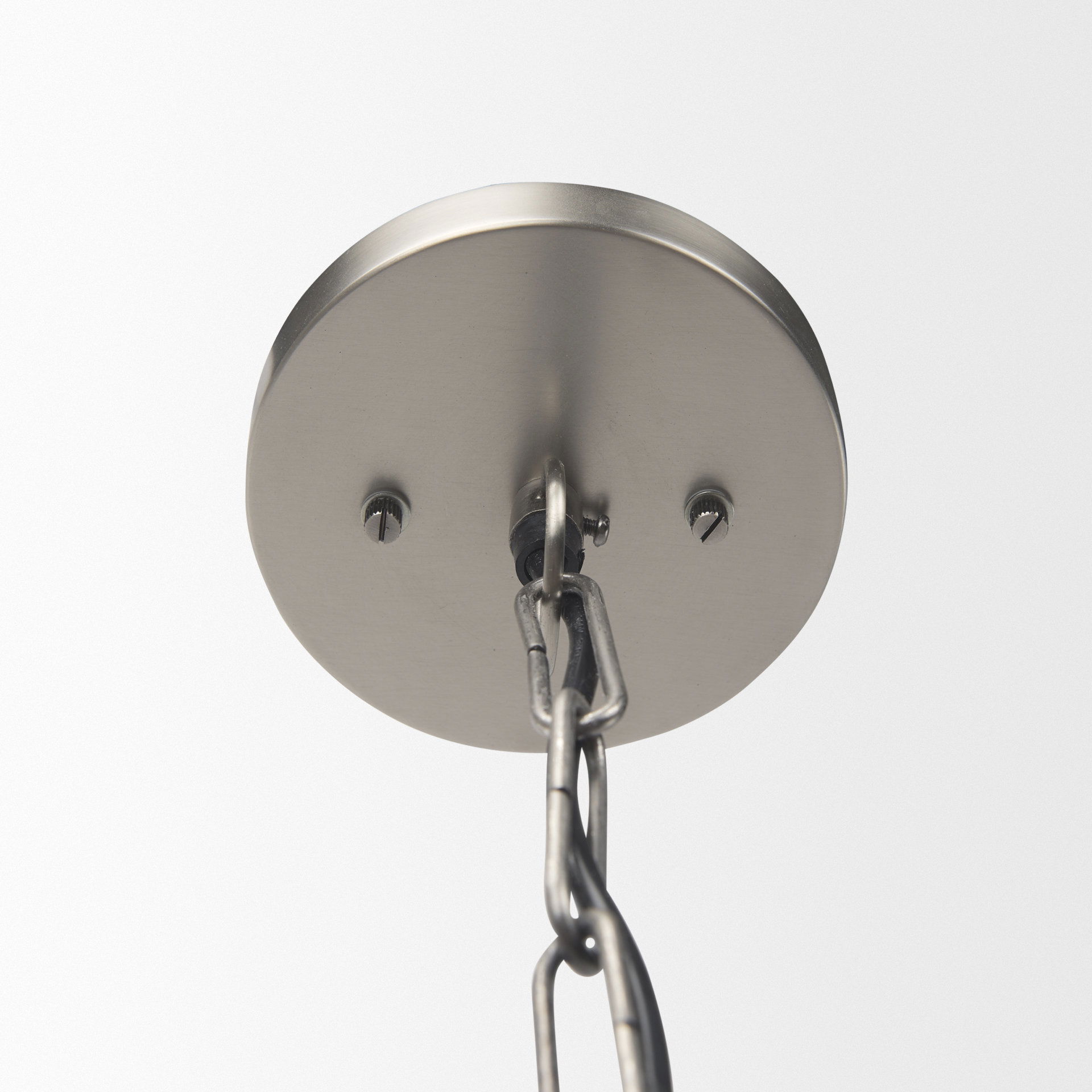 Leighton  Antique Nickel Pendant Light large image 