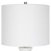 Fountain White Marble Buffet Lamp, Table Lamp by Uttermost, 12" width x 34" height x 12" depth thumbnail 6