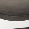 Tyson 17L x 18W x 28H Brown/Gray Suede with Metal Frame Counter Stool thumbnail 8