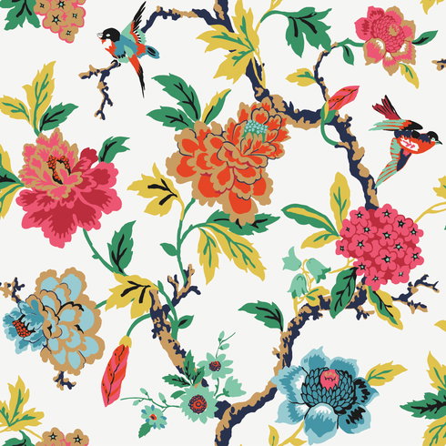 Candid Moments Red Peel & Stick Wallpaper