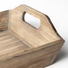 Tawny (Set of 2) Natural Wooden Trays, Decorative Tray by Mercana, 24.8" length x 11.81" width x 3.66" height thumbnail 10