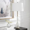 Annora Glossy White Table Lamp thumbnail 3