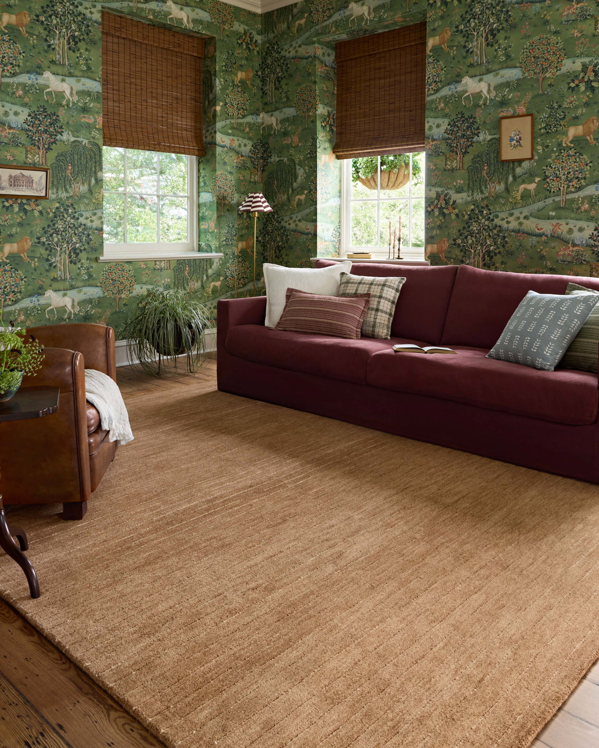 Chris Loves Julia x Loloi Henry Rug, 1'6" length x 1'6" width View 2