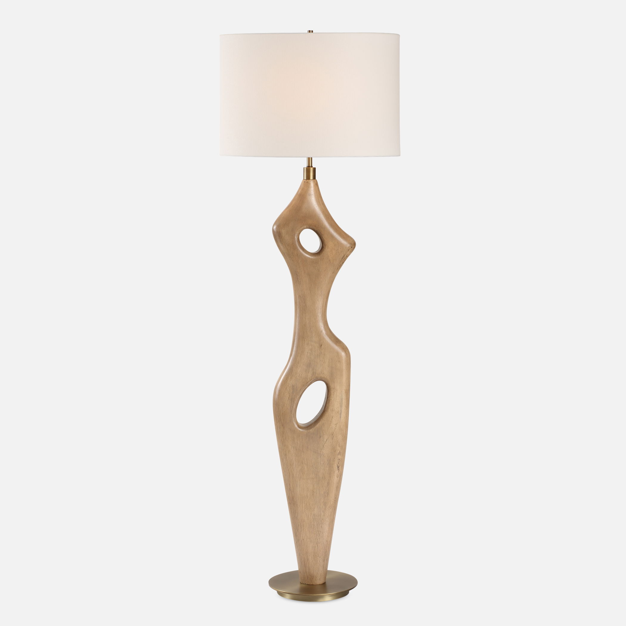 Almyra Solid Wood Floor Lamp large image 