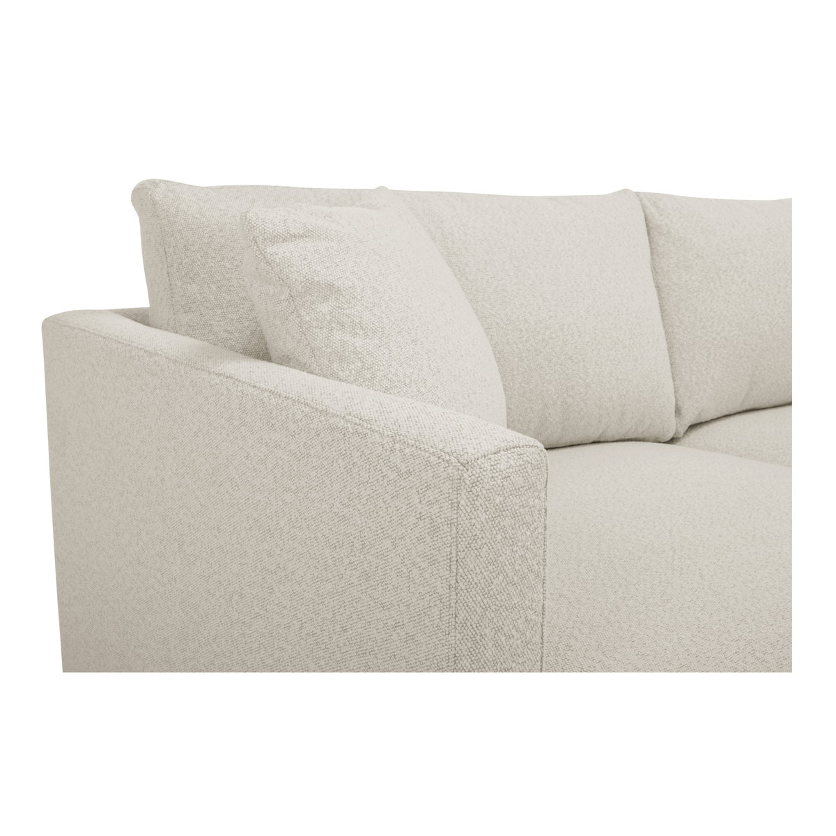 Bryn Sectional Right Oyster, Sectional Sofa by Moe's Home, 115.5" width x 31.5" height x 70.5" depth View 5