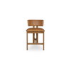 Morel Counter Stool Brown Leather, Counter & Bar Stool by Moe's Home, 21.25" width x 35.43" height x 22.04" depth thumbnail 1