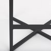 Frodo Backless 26.4in Seat Counter Stool | Gray Fabric with Black Iron, Counter & Bar Stool by Mercana, 16.54" length x 16.54" width x 26.38" height thumbnail 9
