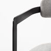 Hollyfield 20.5 x 21.3 x 29.5 Gray Fabric Seat with Gray Iron Frame Dining Chair thumbnail 7