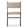 Posta Dining Chair Beige, by Moe's Home, 18.3" width x 33.75" height x 21.65" depth thumbnail 4