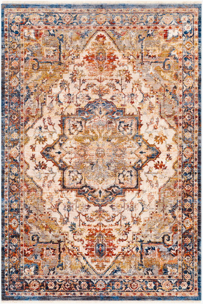 Ephesians Machine Woven Rug, by Surya, 1'3.75" length x 1'3.75" width