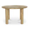 Milo Round Dining Table Oak, by Moe's Home, 48" width x 29.5" height x 48" depth thumbnail 1