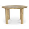 Milo Round Dining Table Oak, by Moe's Home, 48" width x 29.5" height x 48" depth thumbnail 1