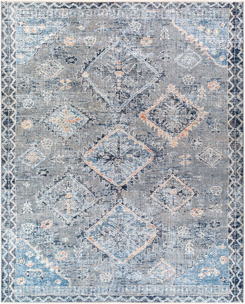 Amore Machine Woven Rug, by Surya, 1'6.11" length x 1'6.11" width