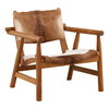 Dunbar Occasional Chair Brown, Accent Chair by Dovetail, 28.14" width x 29.5" height x 28.34" depth thumbnail 1