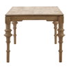 Savin Dining Table Natural, by Dovetail, 78" width x 30" height x 36" depth thumbnail 3