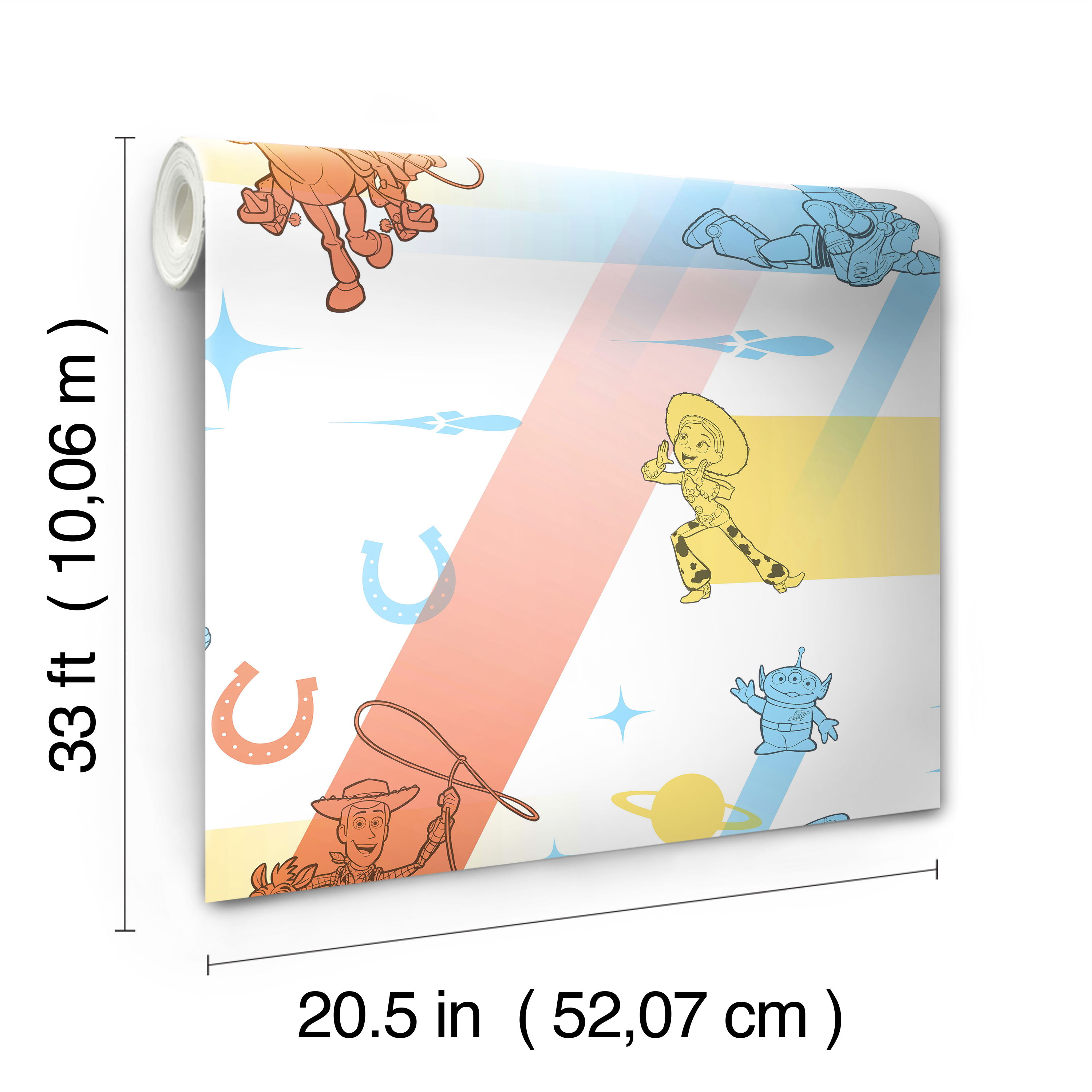 Disney & Pixar Toy Story 4 Retro Blue & Orange Wallpaper Disney & Pixar Toy Story 4 Retro Blue & Orange Wallpaper large image
