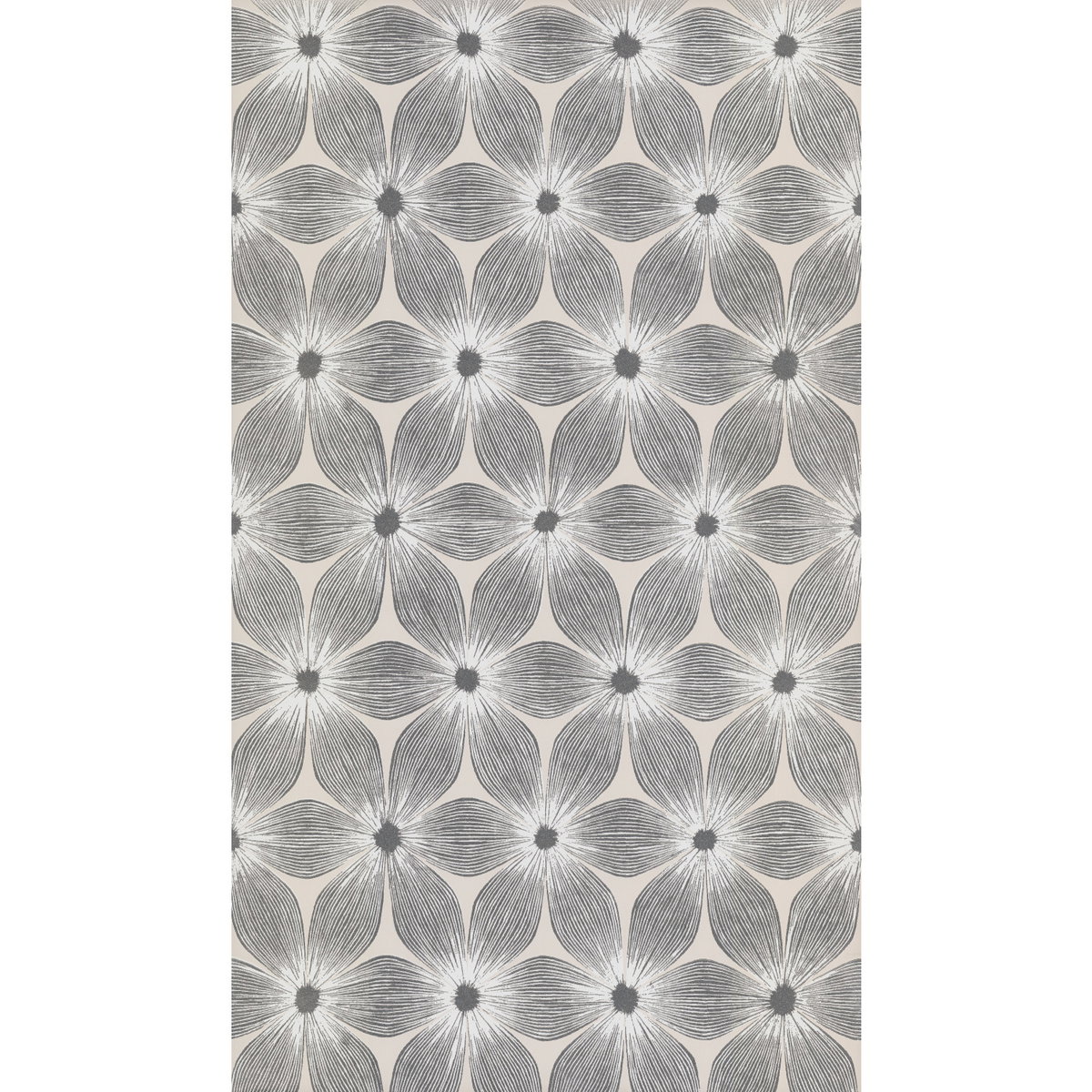 Everlasting White & Silver Wallpaper, by York Wall, 33' length x 1'9" width x 0.02" depth
