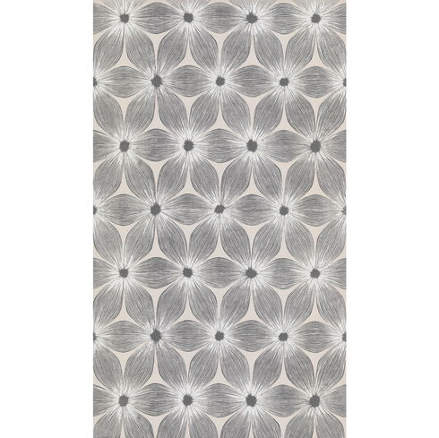 Everlasting White & Silver Wallpaper