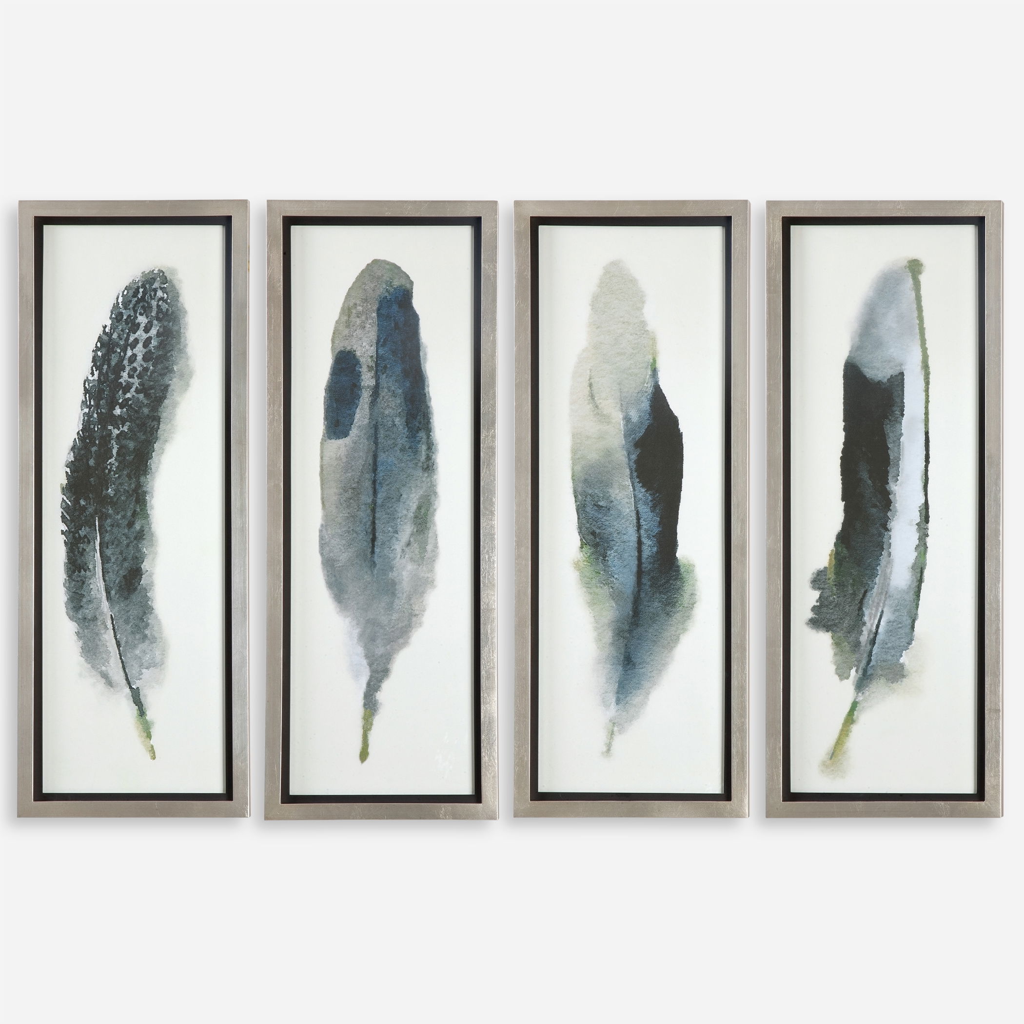 Feathered Beauty Prints, S/4 large image 