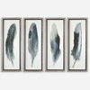 Feathered Beauty Prints Set/4, Art by Uttermost, 14.12" width x 38.12" height x 1.75" depth thumbnail 1