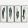 Feathered Beauty Prints Set/4, Painting by Uttermost, 14.12" width x 38.12" height x 1.75" depth thumbnail 1