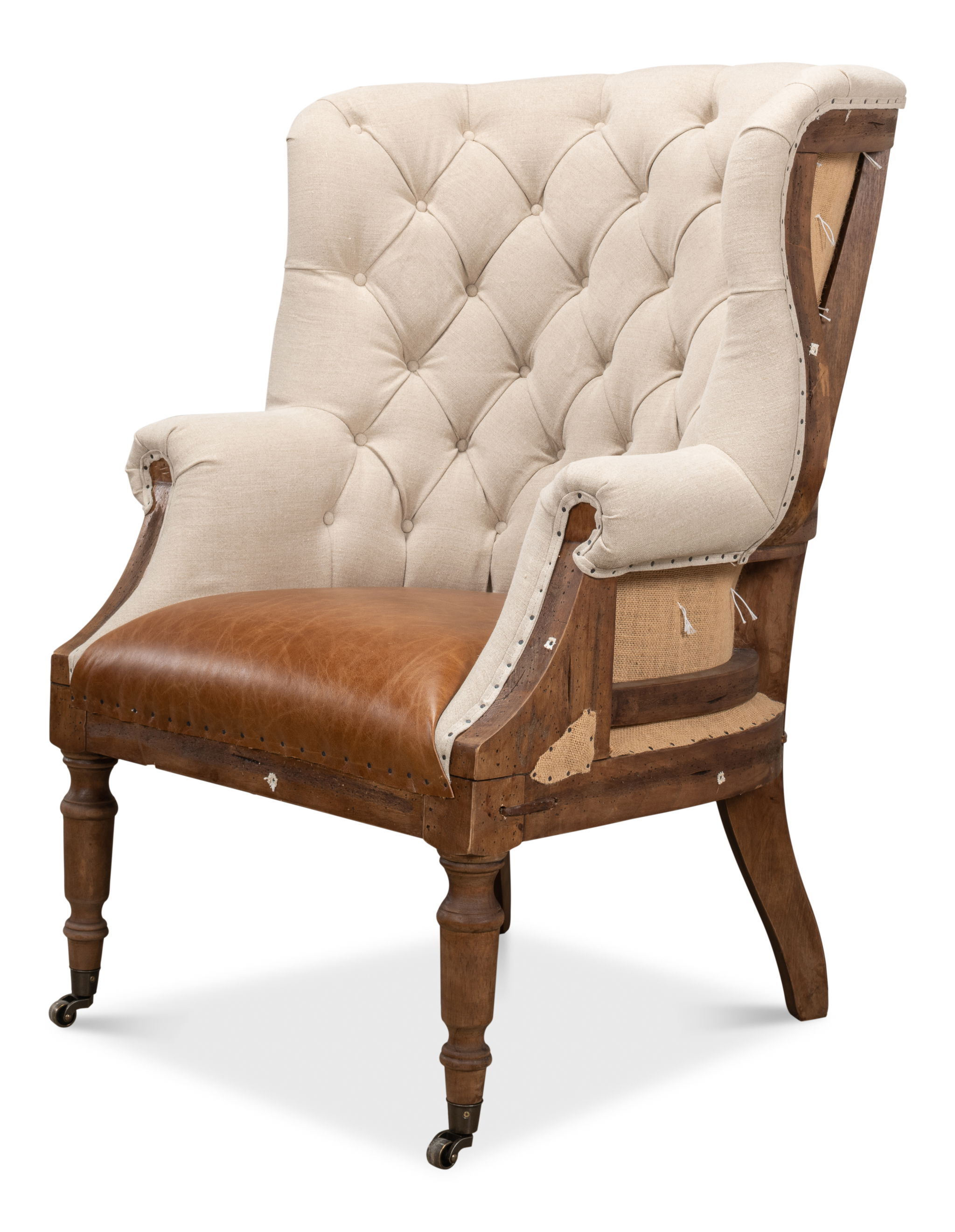 Welsh Chair, Accent Chair by Sarreid, 32" length x 33" width x 43" height View 1