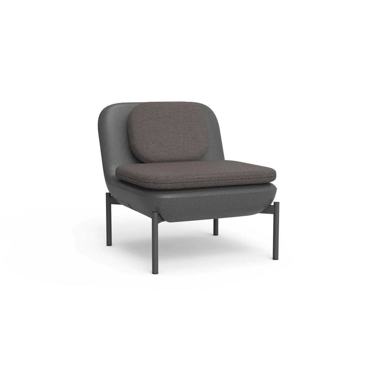 Inou Elements Lounge Chair, Outdoor Furniture by Crescent Garden, 2'1.3" width x 1'4.4" height x 2'3.8" depth View 5