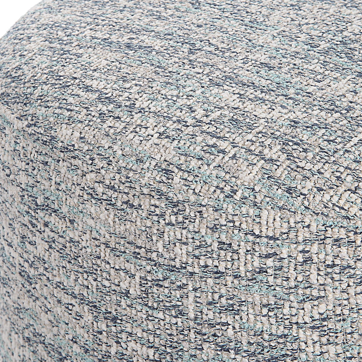Avila Tweed Round Ottoman, by Uttermost, 16" width x 18" height x 16" depth View 4