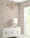 Perfect Petals Beige & Gold Wallpaper thumbnail 2