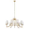 Seville 9 Light Gold Chandelier, Pendant by Uttermost, 21.62" height x 42" diameter thumbnail 7