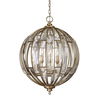 Vicentina 6 Light Sphere Pendant, Ceiling Light by Uttermost, 28.75" height x 22" diameter thumbnail 1