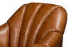 Scoth Swivel Chair In Distilled Lthr,Brn thumbnail 3