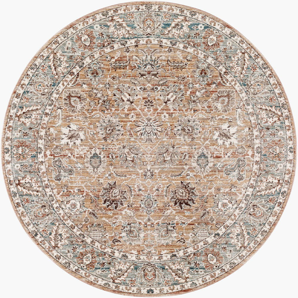 Carlisle Machine Woven Rug, by Surya, 5'3" length x 5'3" width