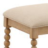 Marcellina Counter Stool Beige, Counter & Bar Stool by Dovetail, 18.5" width x 25.75" height x 18.5" depth thumbnail 3