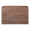 Round Off Small Nightstand Walnut, by Moe's Home, 20" width x 11" height x 15" depth thumbnail 6