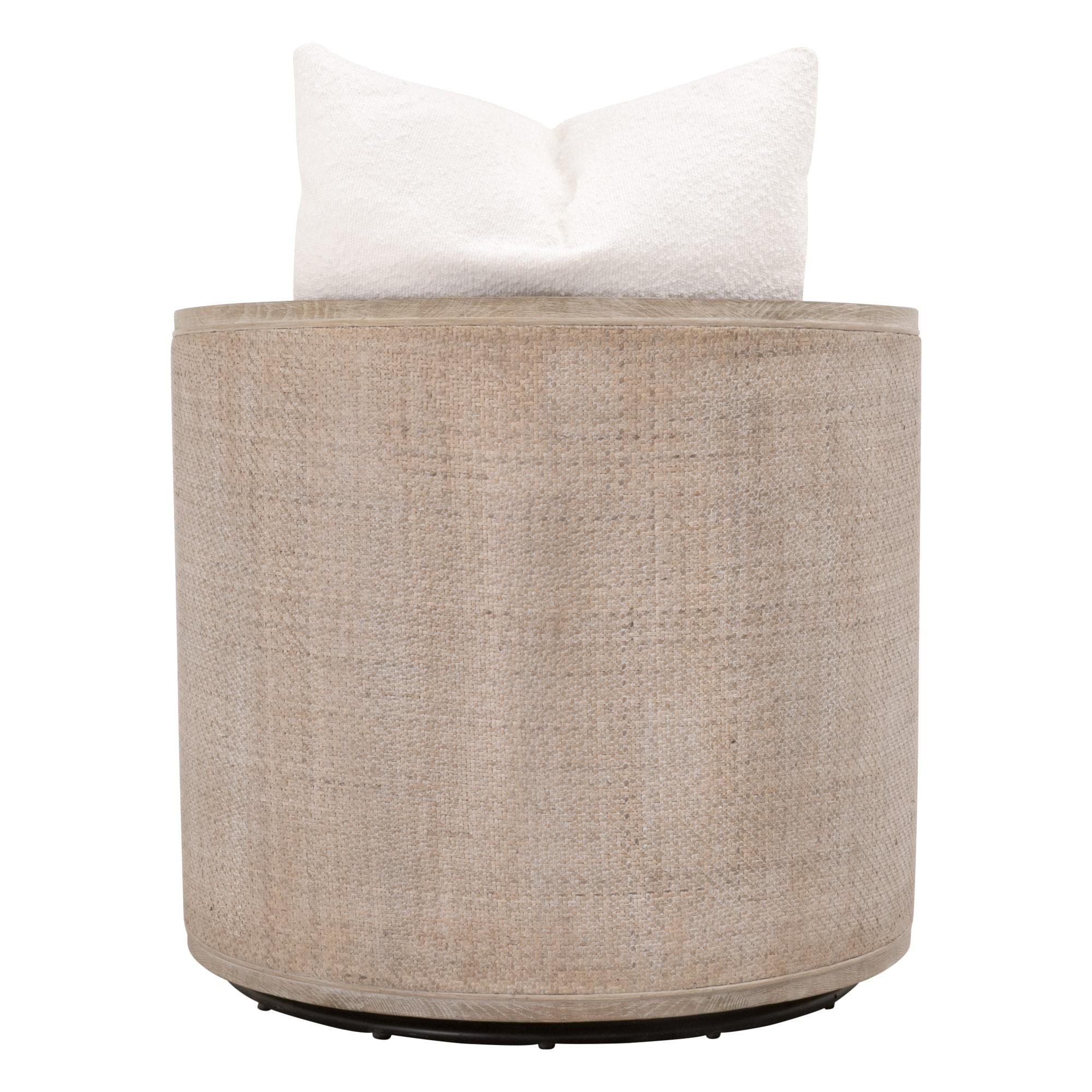 McGuire Swivel Club Chair, Accent Chair by Essentials for Living, 30" width x 35" height x 34.25" depth View 5