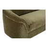 Thora Sofa Dark Green, Sofas & Sectional by Moe's Home, 109" width x 29" height x 36.25" depth thumbnail 6