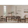 Daifuku Large Dining Table Brown, by Moe's Home, 96" width x 29.5" height x 42" depth thumbnail 9