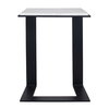 Kenora White Marble Accent Table, Furniture by Uttermost, 18" width x 22.5" height x 11.75" depth thumbnail 5