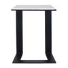 Kenora White Marble Accent Table, Side & End Table by Uttermost, 18" width x 22.5" height x 11.75" depth thumbnail 5