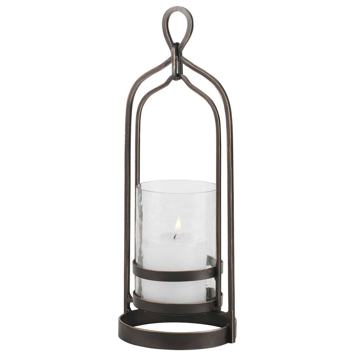 Shepherd Bronze Candleholder, Candles & Candle Holder by Uttermost, 6" width x 15.25" height x 5.5" depth View 5