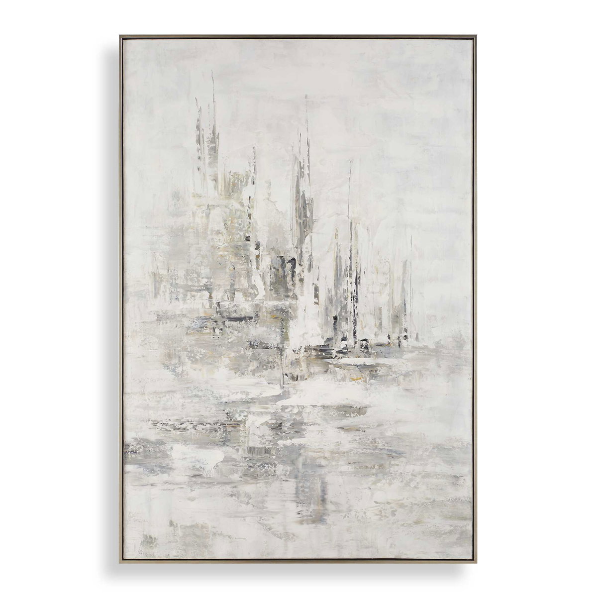 Hours In Silence Abstract Art, Painting by Uttermost, 41" width x 61" height x 2" depth View 1