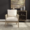 Encore Natural Armchair, Furniture by Uttermost, 28.5" width x 33" height x 31" depth thumbnail 8