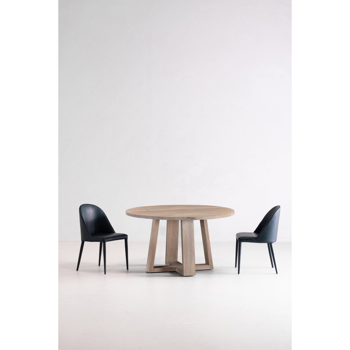 Tanya Dining Table Light Grey, by Moe's Home, 54" width x 30.5" height x 54" depth View 5