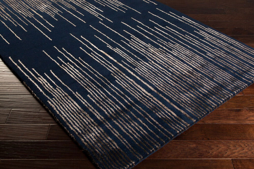 Naya Handmade Rug, by Surya, 1'6" length x 1'6" width