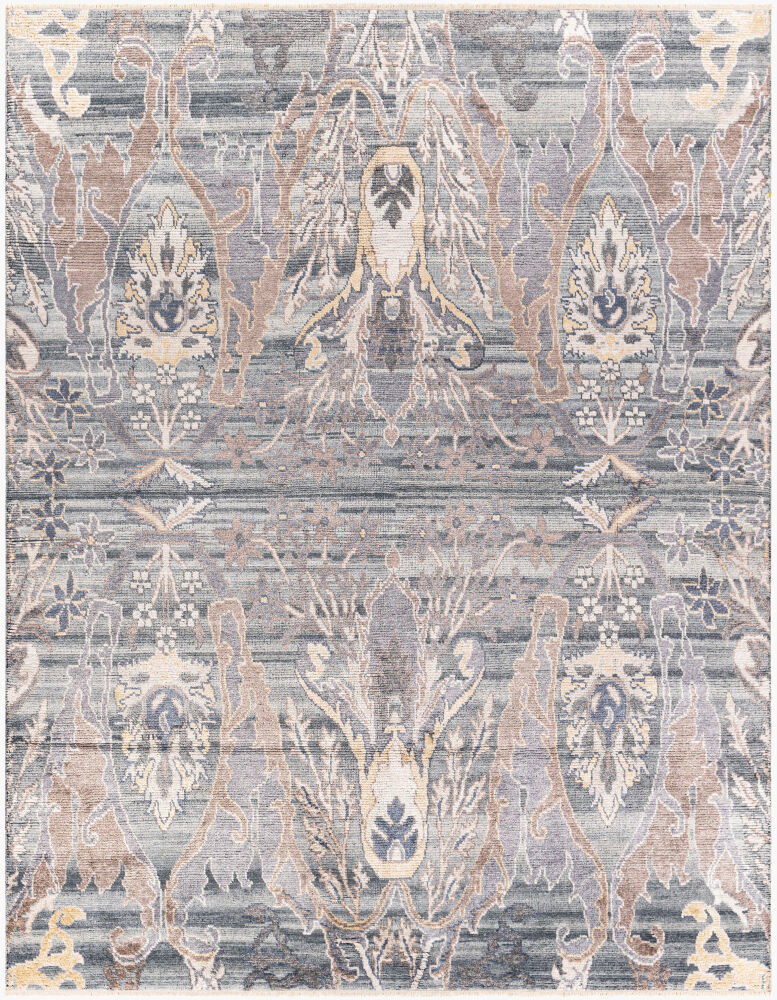 Kushal Handmade Rug, by Surya, 1'6" length x 1'6" width