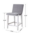 Brazos Gray Counter Stool thumbnail 2