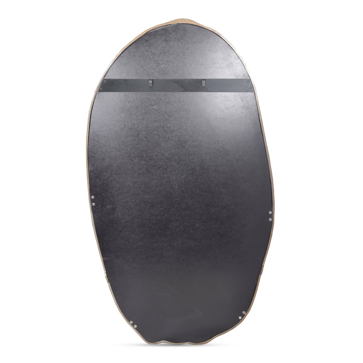 Foundry Oval Mirror Gold, by Moe's Home, 28" width x 50" height x 1.5" depth View 3