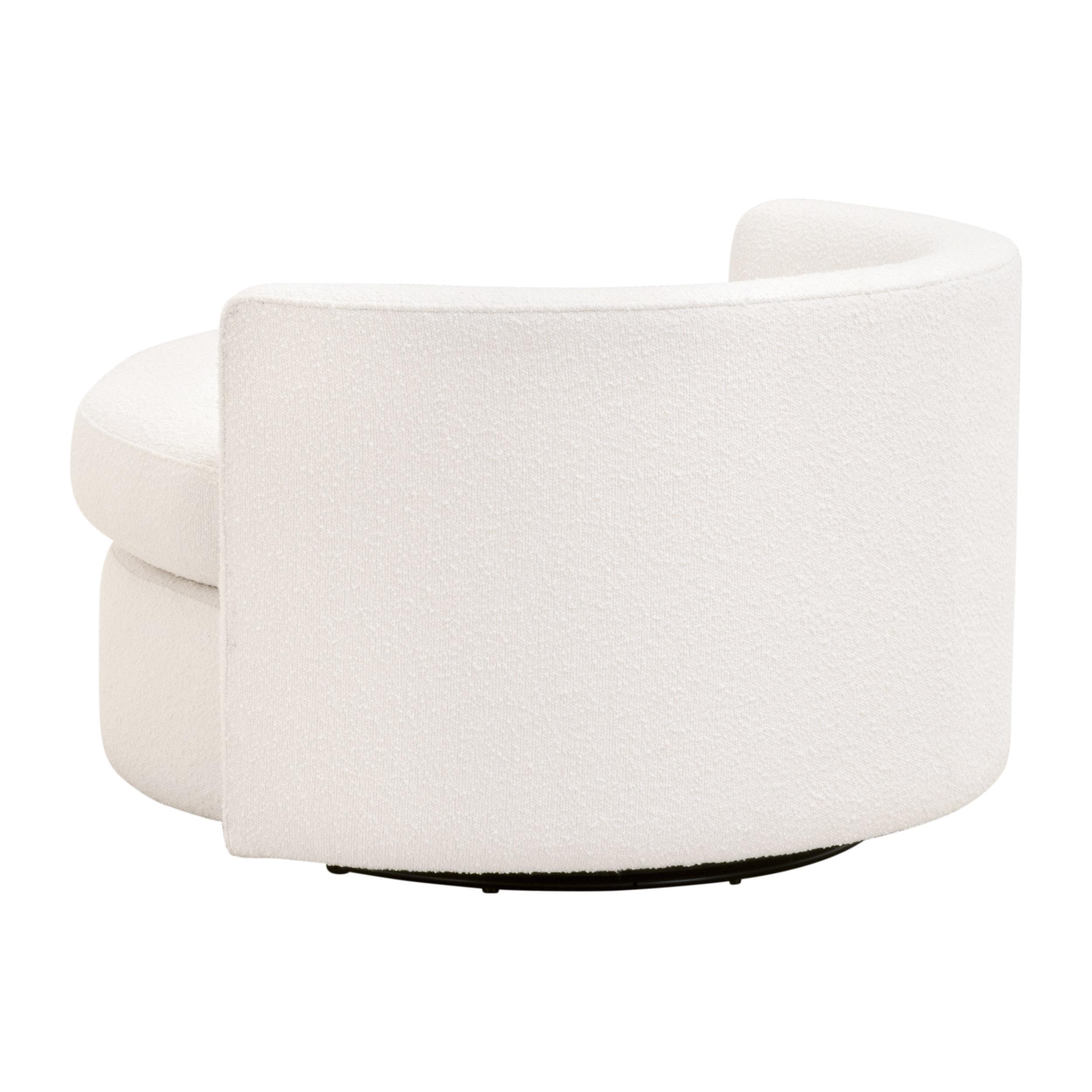 Lourne Petite Swivel Sofa Chair, Seating by Essentials for Living, 43.5" width x 33" height x 41" depth View 12